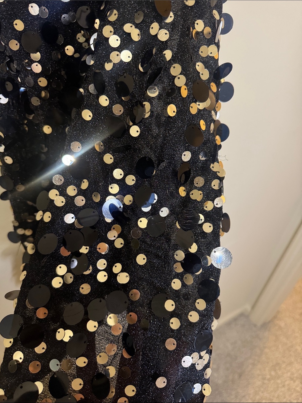 Ramy Brook Tanya Metallic Sequin Mini Dress | Size 2 - Picture 6 of 9